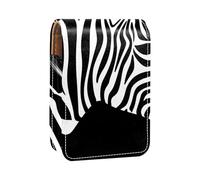 Custodia per rossetto,borsa per trucco portatile,custodia per cosmetici,organizer per trucco,Stampa zebrata a righe animalier