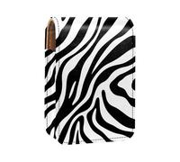 Custodia per rossetto,borsa per trucco portatile,custodia per cosmetici,organizer per trucco,Stampa zebrata a righe animalier