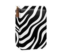 Custodia per rossetto,borsa per trucco portatile,custodia per cosmetici,organizer per trucco,Stampa zebrata a righe animalier