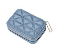 Custodia per rossetto con specchio, portatile, per vacanze, ragazze, regalo di Capodanno, Blu, 10,5 x 7,5 x 3,5 cm, 10.5x7.5x3.5cm, come descrizione