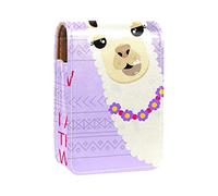 Custodia per rossetto da esterno con lama e alpaca I AM The New Wave, organizer portatile per rossetti, con specchio, mini borsa per trucco da donna, contiene fino a 3 rossetti, Multicolore, 9.5x2x7