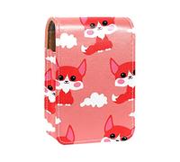 Custodia per rossetto da esterno con uccellino tucano porta rossetto custodia portatile per trucco borsa da viaggio organizer per rossetto con specchio mini scatola portaoggetti per rossetto da donna,