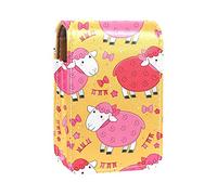 Custodia per rossetto da esterno Save The Energy Earth, organizer portatile per rossetti, con specchio, mini borsa per il trucco da donna, contiene fino a 3 rossetti, Multicolore 2, 9.5x2x7