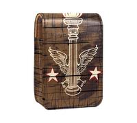 Custodia per rossetto,organizer per rossetto in pelle lucidalabbra con specchio,mini borsa porta rossetto,manifesto degli stati uniti d'america