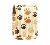 Custodia per rossetto,organizer per rossetto in pelle lucidalabbra con specchio,mini borsa porta rossetto,simpatico modello di zampa di cane animale