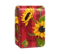 Custodia per rossetto per il surf all'aperto del Pacifico Organizer portatile per rossetto con specchio Mini borsa per trucco da donna può contenere fino a 3 rossetti, Multicolore - 7, 9.5x2x7