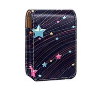 Custodia per rossetto per il surf all'aperto del Pacifico Organizer portatile per rossetto con specchio Mini borsa per trucco da donna può contenere fino a 3 rossetti, Multicolore 3, 9.5x2x7