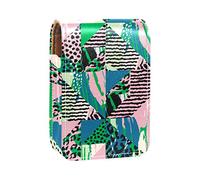 Custodia per rossetto per il surf all'aperto del Pacifico Organizer portatile per rossetto con specchio Mini borsa per trucco da donna può contenere fino a 3 rossetti, Multicolore - 6, 9.5x2x7
