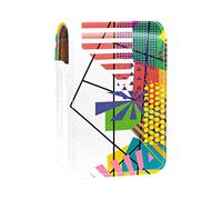 Custodia per rossetto per il surf all'aperto del Pacifico Organizer portatile per rossetto con specchio Mini borsa per trucco da donna può contenere fino a 3 rossetti, Multicolore - 9, 9.5x2x7