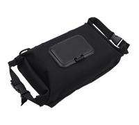 Custodia per salviette da viaggio Canda impermeabile erbaccia Dispenser 9.8x5.3x3.5in con coperchio e chiusura a roll-up zip portatili portatili a sospensione ricaricabili, nero ...
