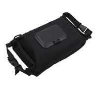 Custodia per salviette da viaggio Canda impermeabile erbaccia Dispenser 9.8x5.3x3.5in con coperchio e chiusura a roll-up zip portatili portatili a sospensione ricaricabili, nero ...