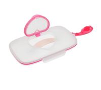 Custodia per salviette da viaggio - Custodia per salviette riutilizzabili | Design a maniglia 'erogatore di salviette riutilizzabili antipolvere con apertura a forma di cuore per