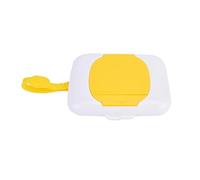 Custodia per salviettine per bambini, design a forma di panda, dispenser per salviette umidificate per passeggini, portatile, con corda e coperchio