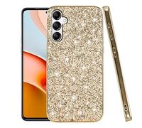 Custodia per Samsung A55, 5 g, con paillettes, per Samsung Galaxy A55, con brillantini, in silicone, sottile, morbida, antiurto, di lusso, originale (oro)
