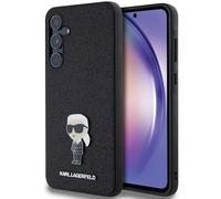 Custodia per Samsung A55 con logo Karl Lagerfeld e spilla in metallo
