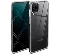 Custodia per Samsung Galaxy A12 Trasparente Protezione Angolare Case Cover Si...