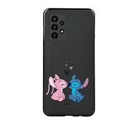Custodia per Samsung Galaxy A13 4G Ufficiale di Lilo & Stitch Bacio Silicone Nero per proteggere il tuo cellulare. Scegli il tipo di custodia che ti piace di più con licenza ufficiale Disney