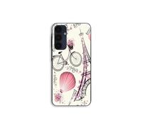 Custodia per Samsung Galaxy A16 Torre Eiffel Bicicletta Maniacase