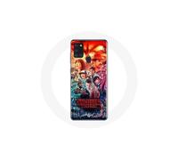 Custodia per Samsung Galaxy A21S Stranger Things Teaser Stagione 4 Poster Personaggi Arte