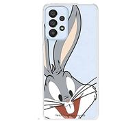 Custodia per Samsung Galaxy A33 5G ufficiale Warner Bros Looney Tunes Bugs Bunny Silhouette trasparente per proteggere il tuo cellulare. Cover in silicone flessibile con licenza ufficiale Warner Bros