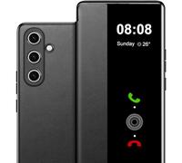 Custodia per Samsung Galaxy A36 Custodia S View, Clear View Flip Pelle per Samsung Galaxy A36 5G Custodia, Lusso Extra Sottile Antiurto Resistente ai Graffi Cover Case per Samsung A36 Custodia Clear S