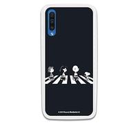 Custodia per Samsung Galaxy A70 Ufficiale di Snoopy Personaggi Beatles per proteggere il tuo cellulare. Cover per Samsung in silicone flessibile con licenza ufficiale Peanuts.