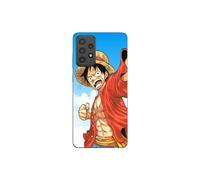 Custodia per Samsung Galaxy A73 Monkey D Luffy film One Piece Maniacase
