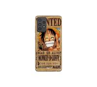 Custodia per Samsung Galaxy A73 Poster di Ricerca One Piece Monkey D. Luffy Maniacase