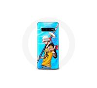 Custodia per Samsung Galaxy S10 One Piece Manga Trafalgar Law spada
