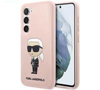 Custodia Karl Lagerfeld Ikonik in silicone per Samsung Galaxy S23, rosa - Nouvo