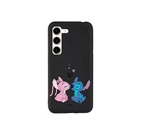 Custodia per Samsung Galaxy S23 Ufficiale di Lilo & Stitch Bacio Silicone Liquido Nero per proteggere il tuo cellulare. Scegli il tipo di custodia che ti piace di più con licenza ufficiale Disney