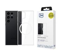 Custodia per Samsung Galaxy S23 Ultra 3MK trasparente MagSafe