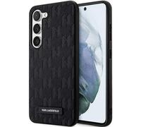 Custodia Karl Lagerfeld Saffiano Monogram Metal Logo, Nero - Galaxy S24+