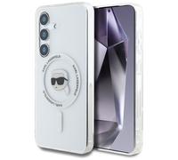 Custodia per Samsung Galaxy S25 Karl Lagerfeld MagSafe con logo Karl Head