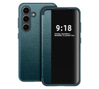 Custodia per Samsung Galaxy S25 Plus Custodia con finestra S View, sottile traslucida Clear View Folio 360 gradi custodia protettiva flip per Samsung S25 Plus custodia flip per Galaxy S25 Plus 5G