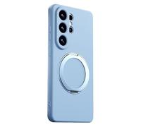 Custodia Per Samsung Galaxy S26 Ultra/S26 Plus/S26, Magnetico Case With Rasguño Resistente Ricarica Wireless Staffa Guscio(Chrome,S26 Plus)