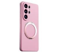 Custodia Per Samsung Galaxy S26 Ultra/S26 Plus/S26, Magnetico Case With Rasguño Resistente Ricarica Wireless Staffa Guscio(Pink,S26 Plus)
