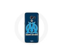 Custodia per Samsung Galaxy S6 logo Olympique di Marsiglia OM blu