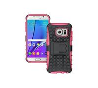 Custodia Per Samsung Galaxy S7 Orlo Rigida Robusta Dual Layer Cavalletto Cover