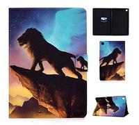 Custodia per Samsung Galaxy Tab A7 2020 Custodia Protettiva per Tablet Folio Magnetico da 10,4 Pollici Auto Sleep Slim Leggero con Supporto per Carte con Supporto Ribaltabile (Il re Leone)