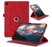 Custodia per Samsung Galaxy Tab A9+ / A9 Plus 11 Pollici 2023 SM-X210/ X215/ X216 Rotating Custodia Protettiva con Supporto Ruotabile a 360°e Auto Sveglia/Sonno Tablet Cover per Galaxy Tab A9+, Rosso