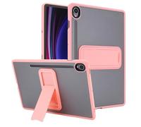 Custodia per Samsung Galaxy Tab S10 FE/ S9 FE 11" e S9 11" con cavalletto, slim fit leggera, morbida al tatto, custodia protettiva rigida antiurto in policarbonato per tablet, rosa