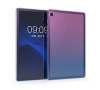 kwmobile Cover Compatibile con Samsung Galaxy Tab S6 Lite - Custodia Cover Tablet in Silicone TPU - Copertina Protettiva Tab - Backcover - 2 Colori Viola/Blu/Trasparente
