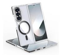 Custodia per Samsung Galaxy Z Fold7 Dual Color acrilico ibrido TPU MagSafe nero