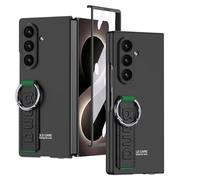 Custodia per Samsung Galaxy Z Fold8 Ultra, cover ad anello, protezione schermo integrata, cinturino da polso, nero stealth