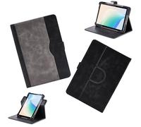 Custodia per Samsung Sm-T540 Galaxy Tab Active Pro 10.1 2019 Tablet Cover Custodia Case Rotazione a 360 gradi Angeli Multi-Viewing Custodia in pelle PU Stand Folio Nero