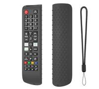 Custodia per Samsung Smart TV, Custodie per controller remoto in silicone, coperture protettive remote antiscivolo, accessori per manica antiscivolo (Grigio scuro)