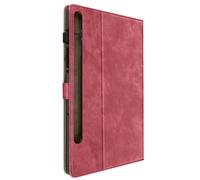 Custodia per Samsung Tab S9 e S9 FE portacarte supporto video rossa