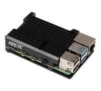 RPI CASE ALU07 - Alloggiamento per Raspberry Pi 4, alluminio, nero