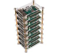 Custodia per scheda sbc joy-it rb-case+19 adatto raspberry pi acrilico